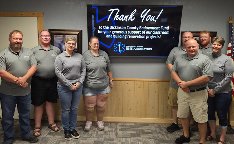 DCEMSA Completes Facility and Technology Upgrades with Support from Dickinson County Endowment Fund